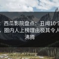 速报：西瓜影院盘点：丑闻10个细节真相，圈内人上榜理由极其令人热血沸腾