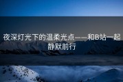 夜深灯光下的温柔光点——和B站一起静默前行