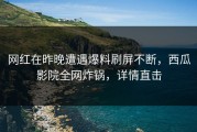 网红在昨晚遭遇爆料刷屏不断，西瓜影院全网炸锅，详情直击